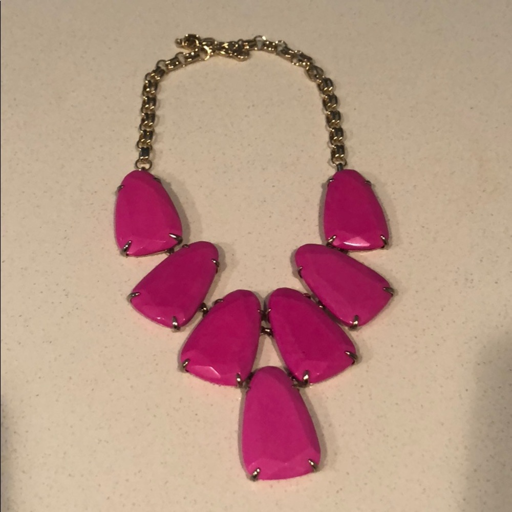 Kendra Scott Hot Pink Harlow Necklace
